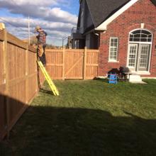 Residential Wooden Fencing Installation in Ajax, Oshawa, Pickering, Whitby, Toronto, GTA 